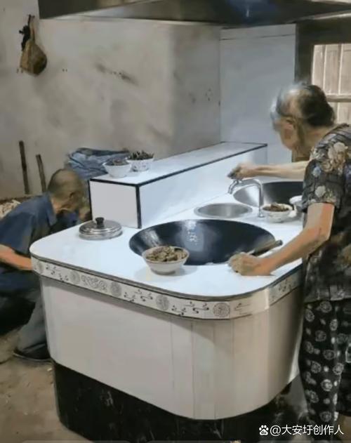 一间破屋，一个灶台，没有任何调味料，老人就是这样生活的
